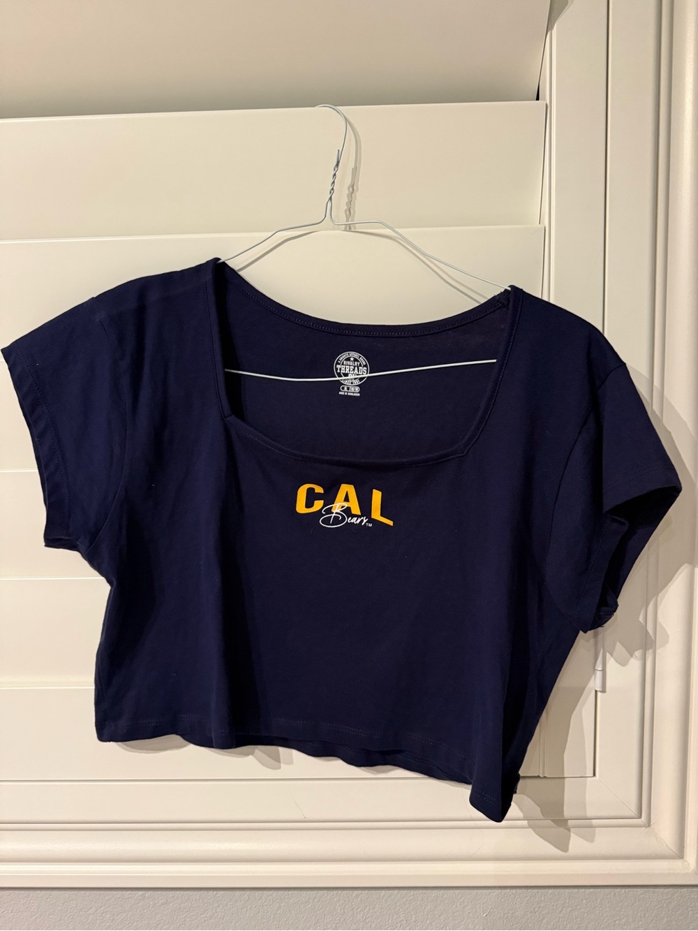 CAL UC Berkeley Navy Cropped Women’s Tee